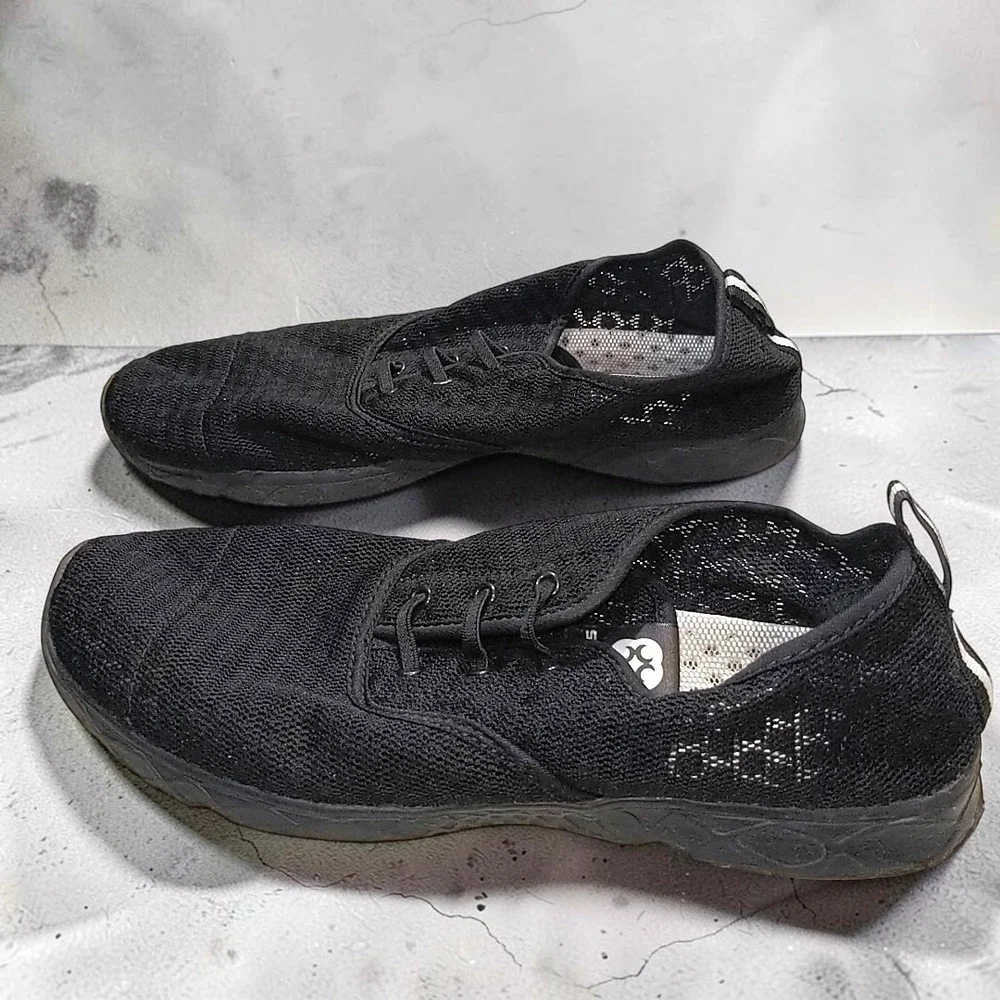 Socone Mens Mesh Water Shoe Black Slip On Barefoot Beach Aqua Sneaker 354574-069